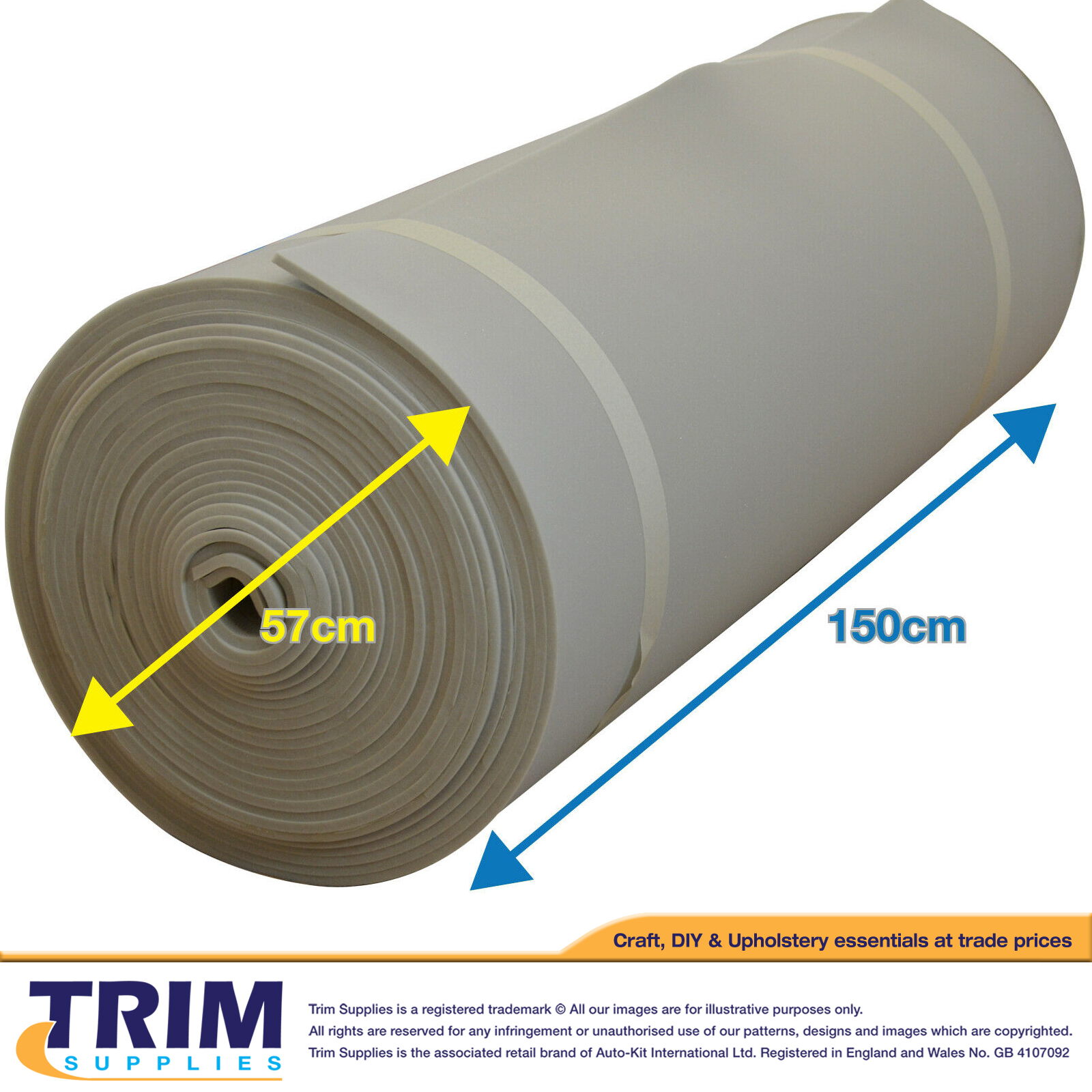 10mm Scrim Foam - £11.04 / Metre