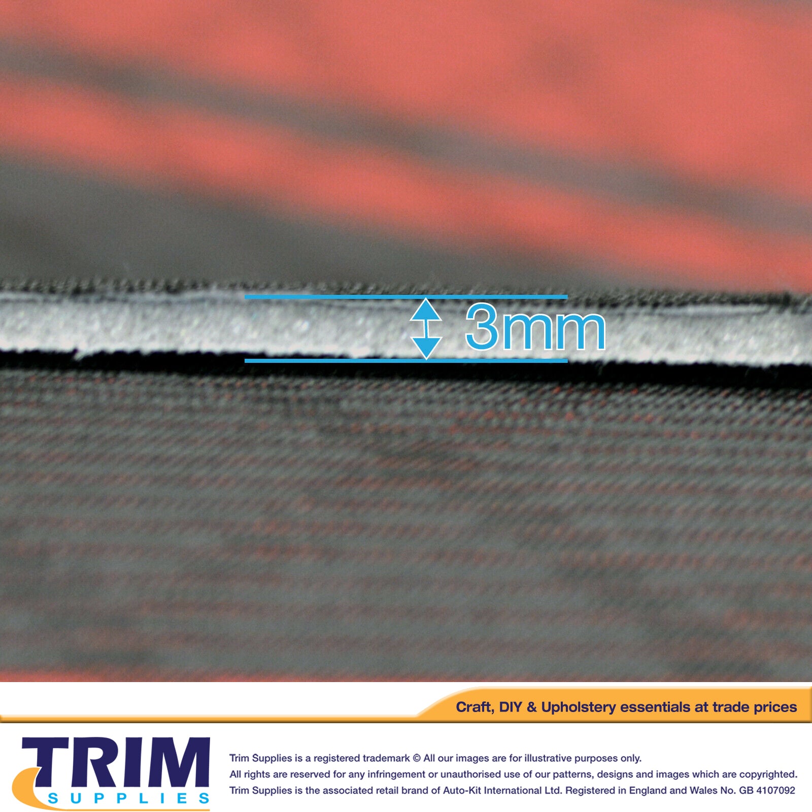 VW Golf GTI TCR Interior Fabric Diamond Striped - £43.00 / Metre