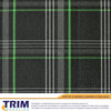 Load image into Gallery viewer, Laminated Tartan Upholstery Fabric TrimSupplies GREEN 1 METRE 